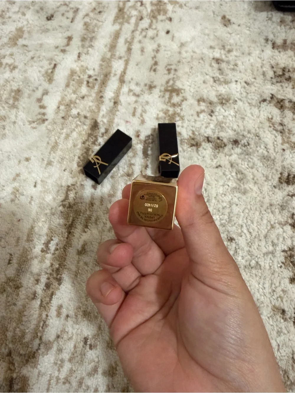 Yves Saint Laurent Lipstick Duo — Classic Red & Warm Brown